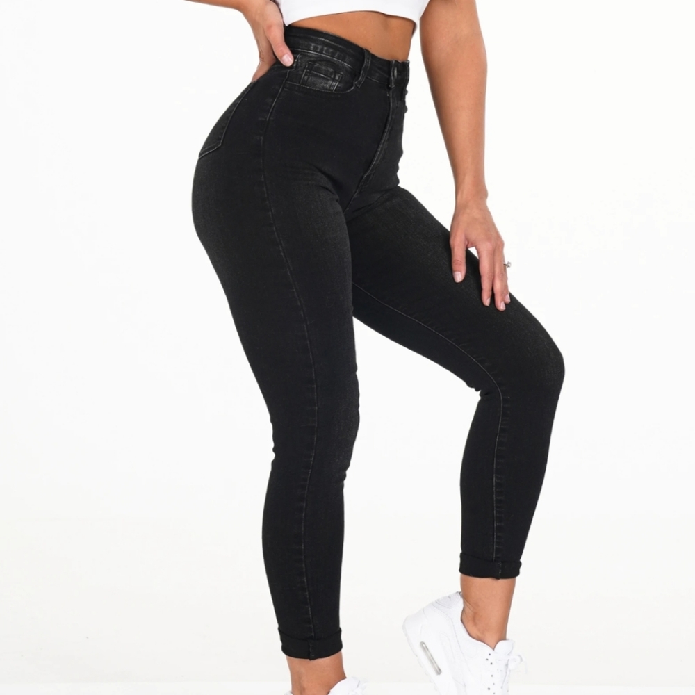 NVGTN Black Navishape High Waisted Jeans